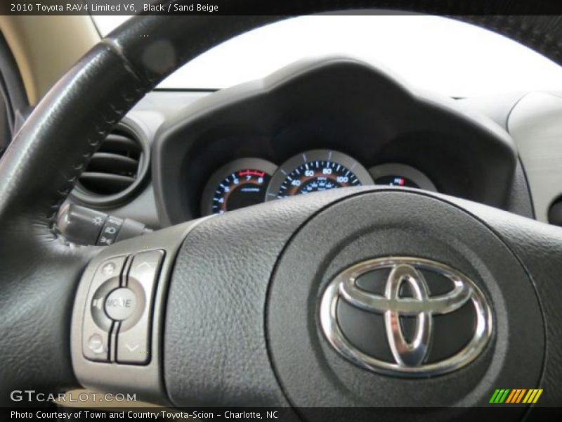 Black / Sand Beige 2010 Toyota RAV4 Limited V6