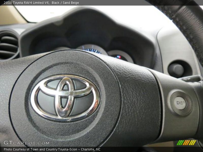 Black / Sand Beige 2010 Toyota RAV4 Limited V6