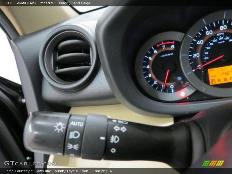 Black / Sand Beige 2010 Toyota RAV4 Limited V6
