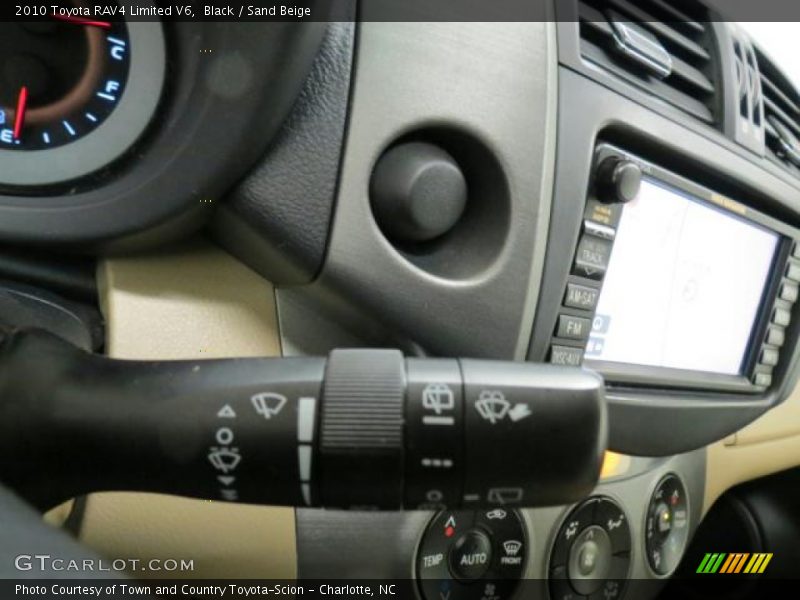 Black / Sand Beige 2010 Toyota RAV4 Limited V6