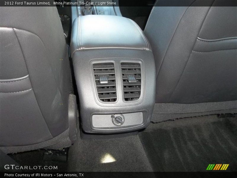 White Platinum Tri-Coat / Light Stone 2012 Ford Taurus Limited