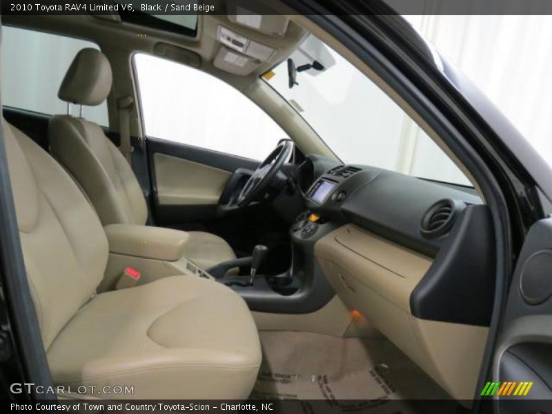 Black / Sand Beige 2010 Toyota RAV4 Limited V6