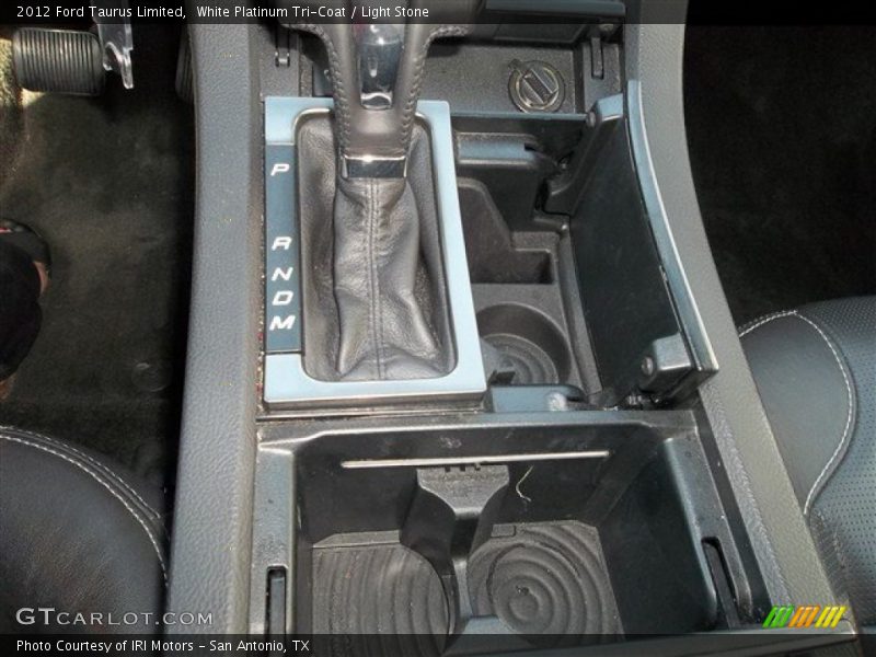 White Platinum Tri-Coat / Light Stone 2012 Ford Taurus Limited