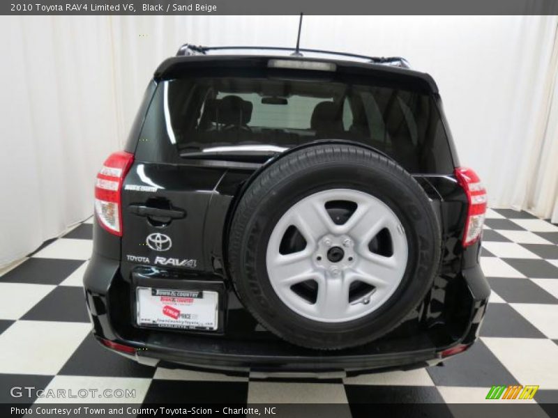 Black / Sand Beige 2010 Toyota RAV4 Limited V6