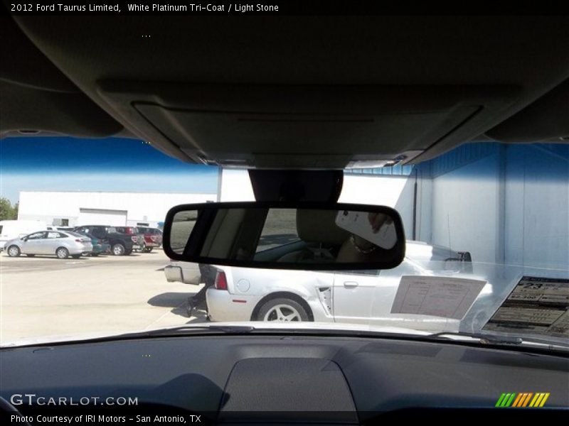 White Platinum Tri-Coat / Light Stone 2012 Ford Taurus Limited