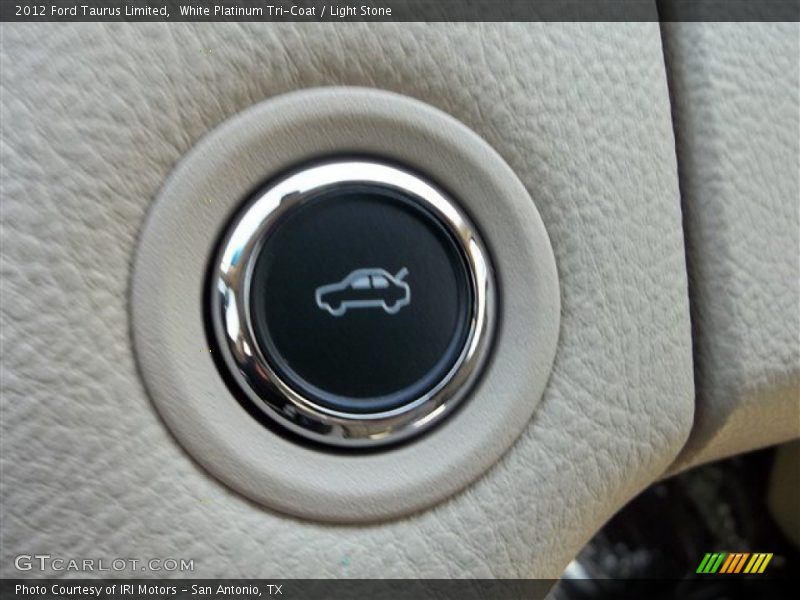 White Platinum Tri-Coat / Light Stone 2012 Ford Taurus Limited