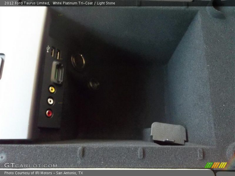 White Platinum Tri-Coat / Light Stone 2012 Ford Taurus Limited