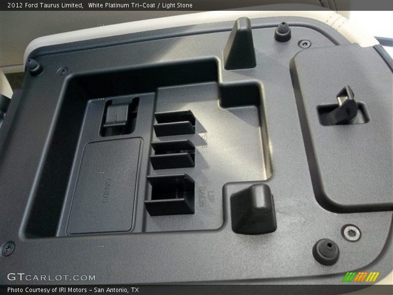 White Platinum Tri-Coat / Light Stone 2012 Ford Taurus Limited