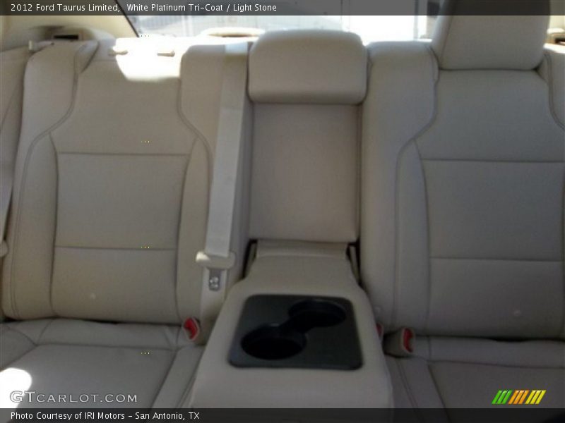White Platinum Tri-Coat / Light Stone 2012 Ford Taurus Limited