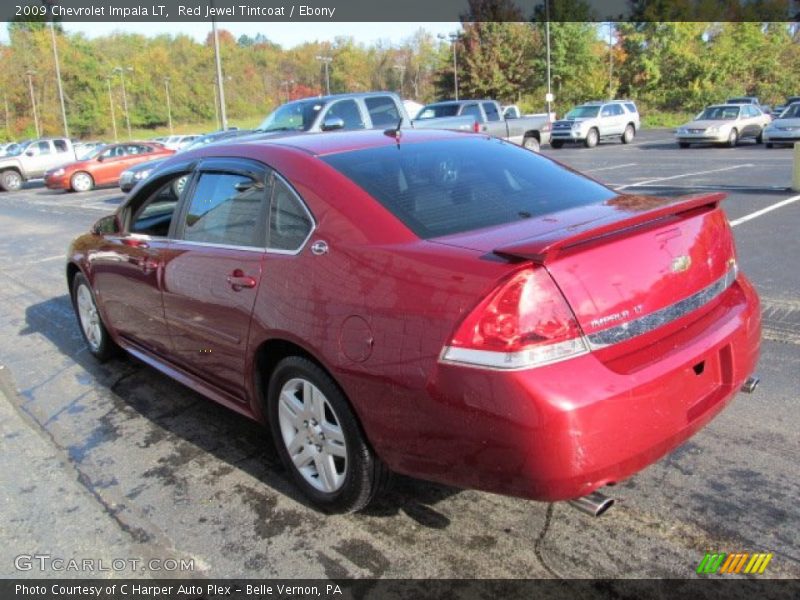 Red Jewel Tintcoat / Ebony 2009 Chevrolet Impala LT
