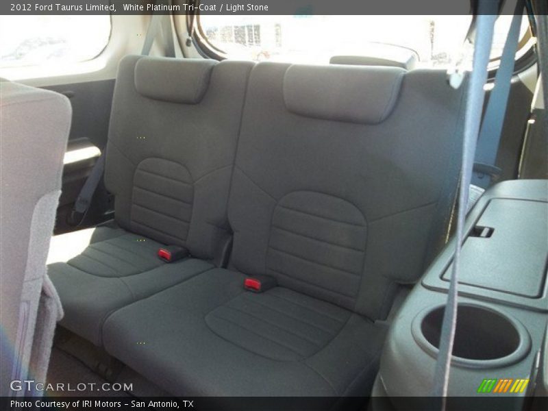 White Platinum Tri-Coat / Light Stone 2012 Ford Taurus Limited