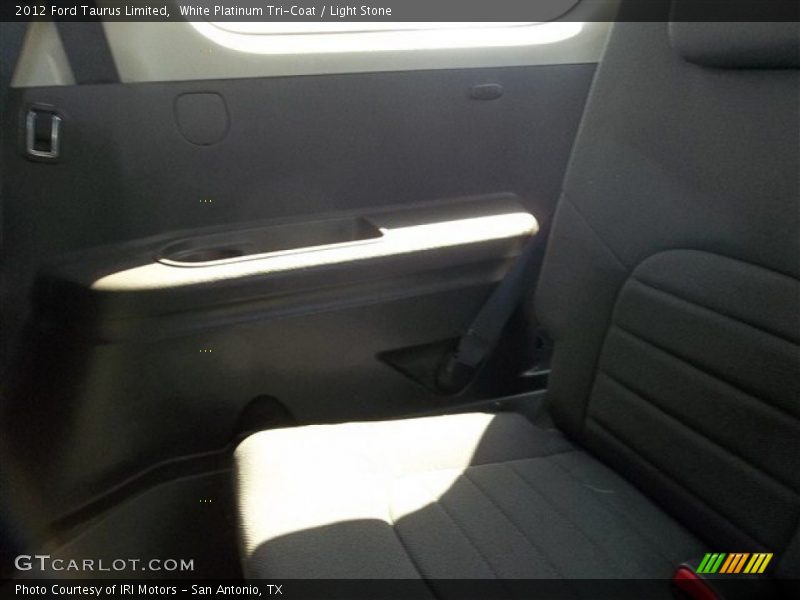 White Platinum Tri-Coat / Light Stone 2012 Ford Taurus Limited