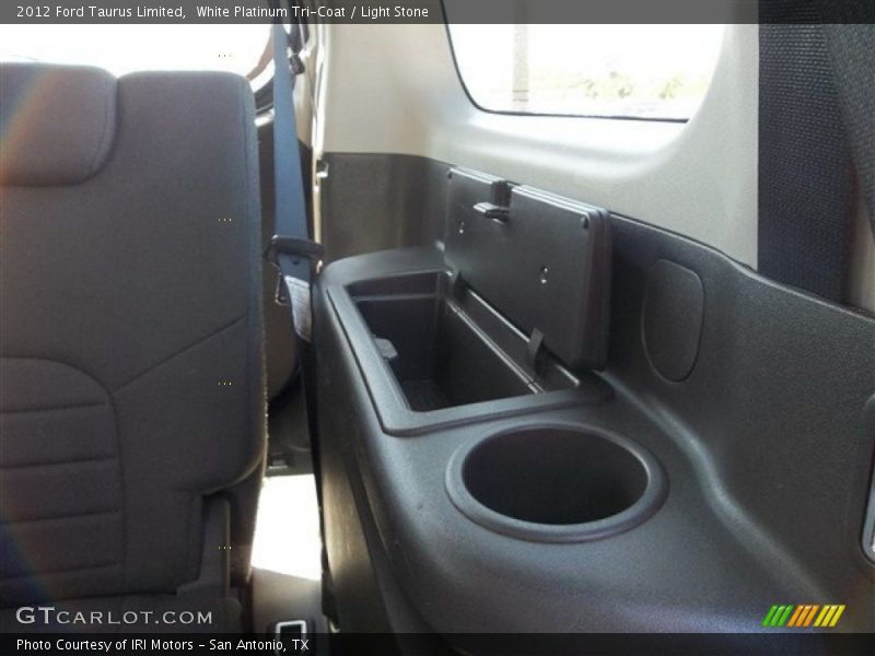 White Platinum Tri-Coat / Light Stone 2012 Ford Taurus Limited
