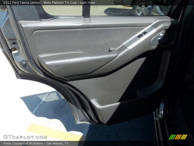 White Platinum Tri-Coat / Light Stone 2012 Ford Taurus Limited