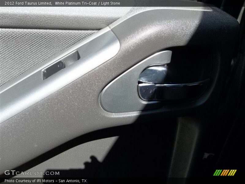 White Platinum Tri-Coat / Light Stone 2012 Ford Taurus Limited