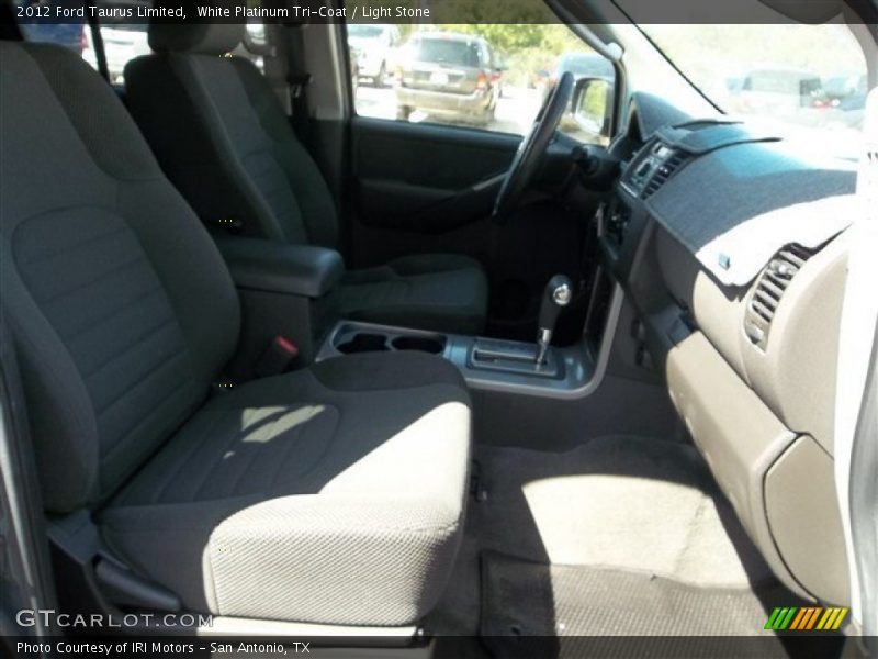 White Platinum Tri-Coat / Light Stone 2012 Ford Taurus Limited