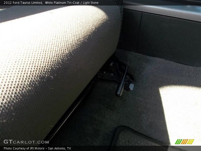 White Platinum Tri-Coat / Light Stone 2012 Ford Taurus Limited