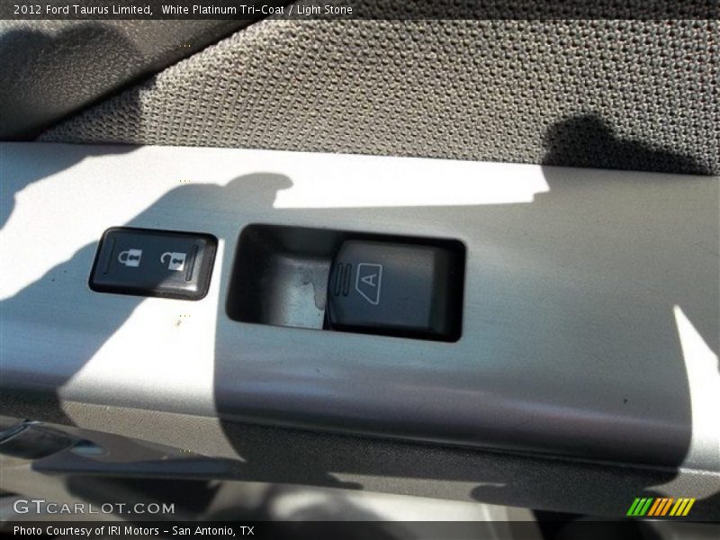 White Platinum Tri-Coat / Light Stone 2012 Ford Taurus Limited