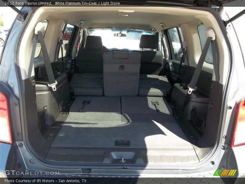 White Platinum Tri-Coat / Light Stone 2012 Ford Taurus Limited