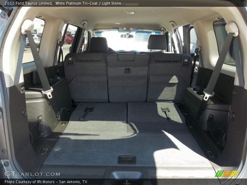 White Platinum Tri-Coat / Light Stone 2012 Ford Taurus Limited