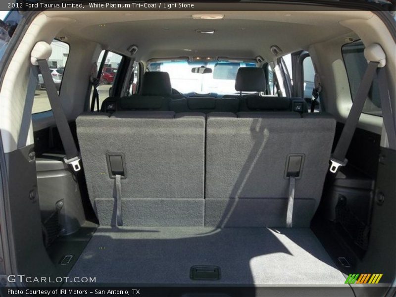 White Platinum Tri-Coat / Light Stone 2012 Ford Taurus Limited