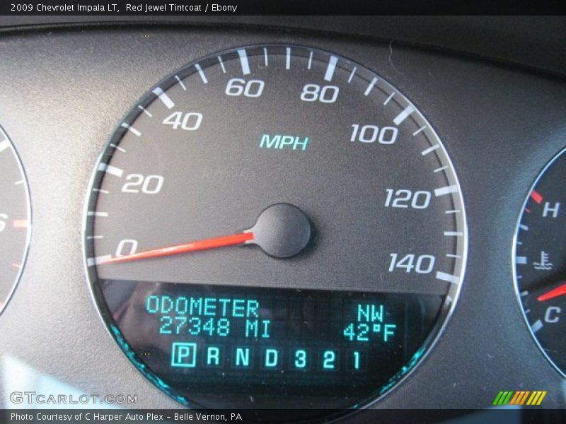 Red Jewel Tintcoat / Ebony 2009 Chevrolet Impala LT