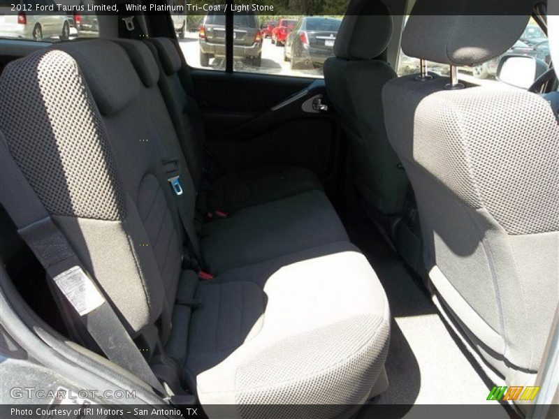 White Platinum Tri-Coat / Light Stone 2012 Ford Taurus Limited