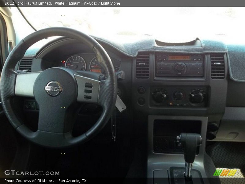 White Platinum Tri-Coat / Light Stone 2012 Ford Taurus Limited
