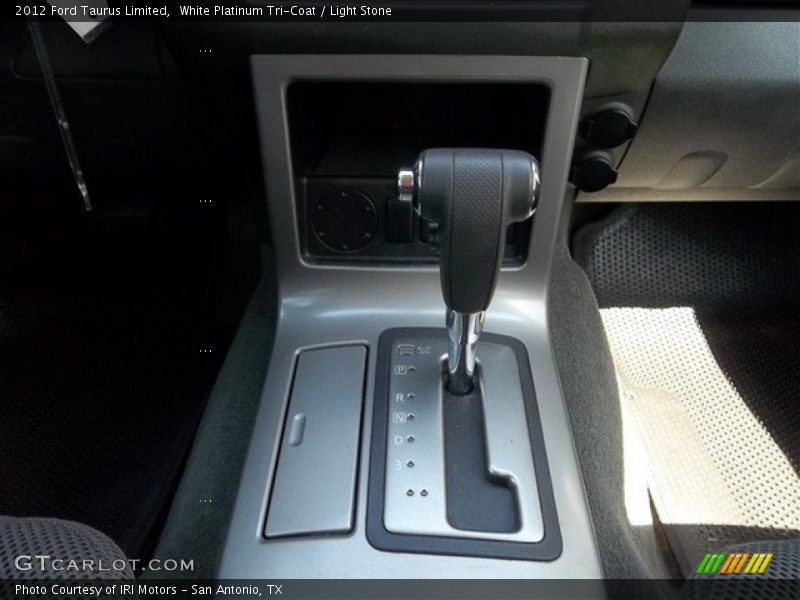 White Platinum Tri-Coat / Light Stone 2012 Ford Taurus Limited