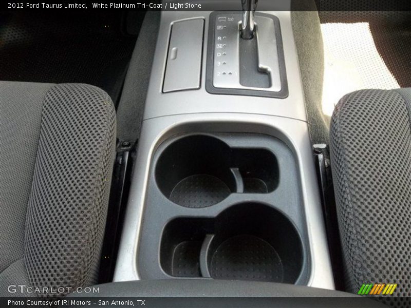 White Platinum Tri-Coat / Light Stone 2012 Ford Taurus Limited