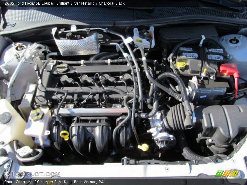 Brilliant Silver Metallic / Charcoal Black 2009 Ford Focus SE Coupe
