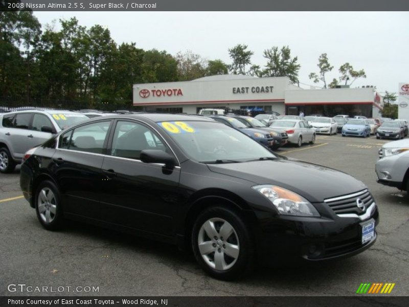 Super Black / Charcoal 2008 Nissan Altima 2.5 S