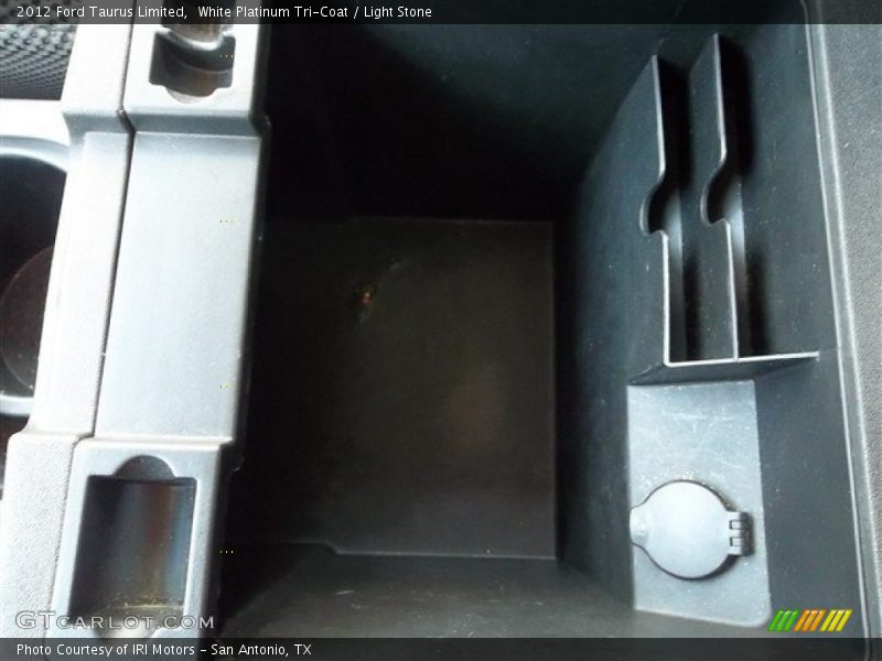 White Platinum Tri-Coat / Light Stone 2012 Ford Taurus Limited