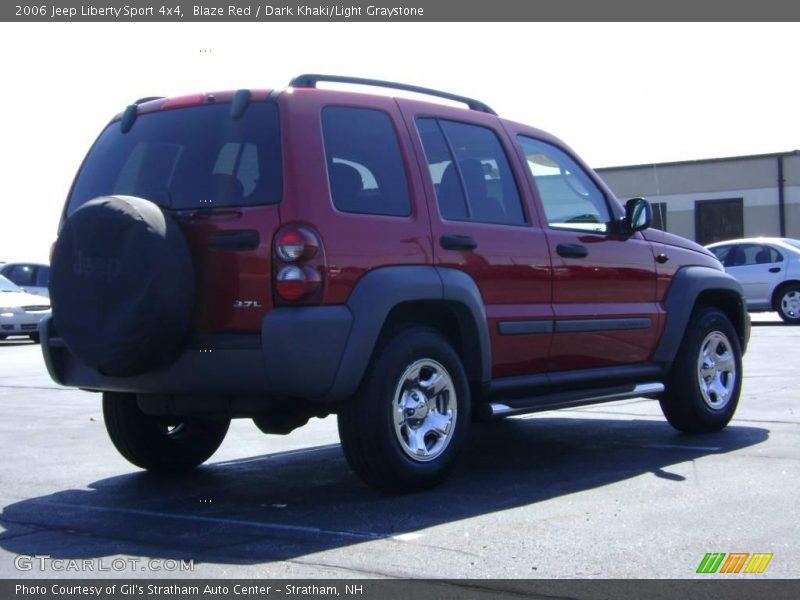 Blaze Red / Dark Khaki/Light Graystone 2006 Jeep Liberty Sport 4x4