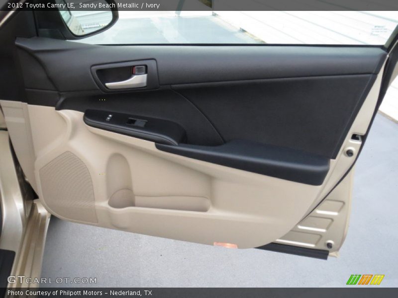 Sandy Beach Metallic / Ivory 2012 Toyota Camry LE