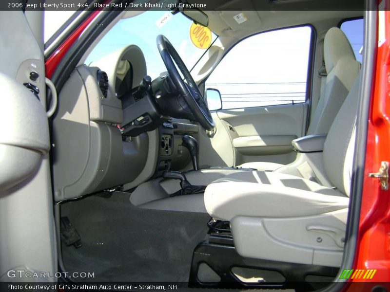 Blaze Red / Dark Khaki/Light Graystone 2006 Jeep Liberty Sport 4x4