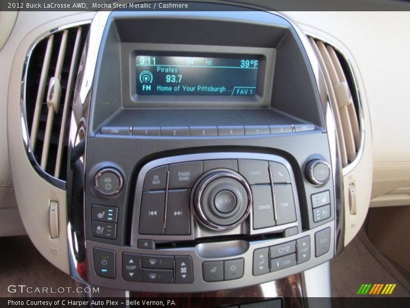 Controls of 2012 LaCrosse AWD