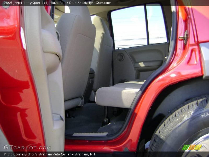 Blaze Red / Dark Khaki/Light Graystone 2006 Jeep Liberty Sport 4x4