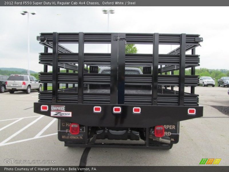 Oxford White / Steel 2012 Ford F550 Super Duty XL Regular Cab 4x4 Chassis