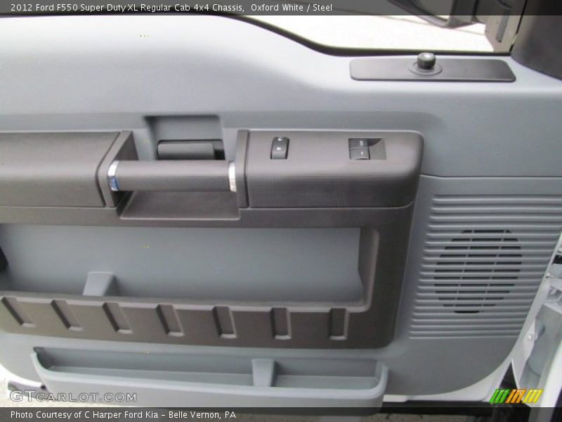 Oxford White / Steel 2012 Ford F550 Super Duty XL Regular Cab 4x4 Chassis