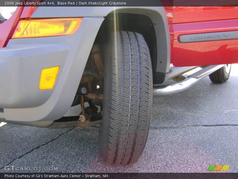 Blaze Red / Dark Khaki/Light Graystone 2006 Jeep Liberty Sport 4x4