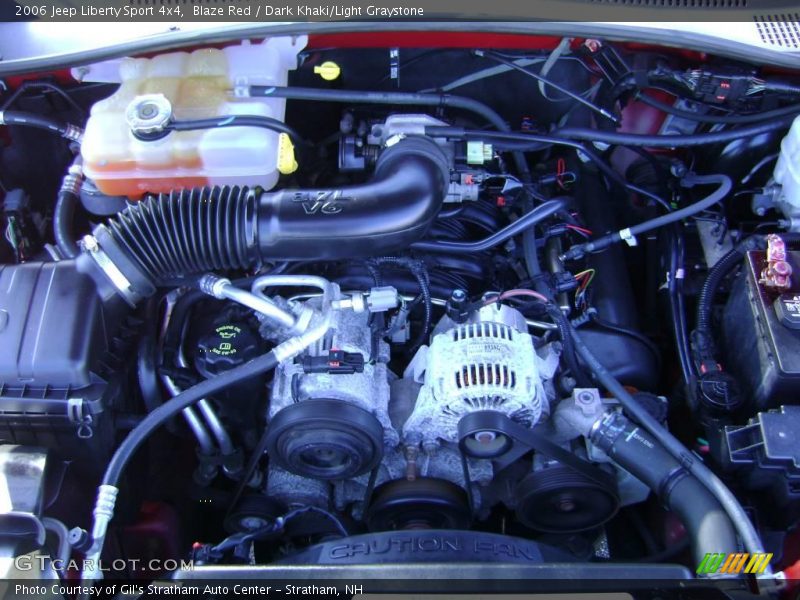 Blaze Red / Dark Khaki/Light Graystone 2006 Jeep Liberty Sport 4x4