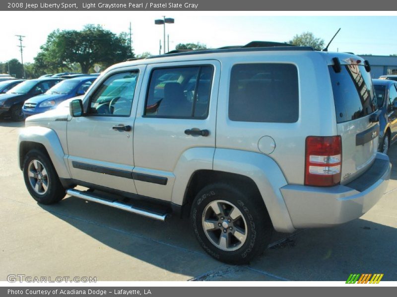 Light Graystone Pearl / Pastel Slate Gray 2008 Jeep Liberty Sport