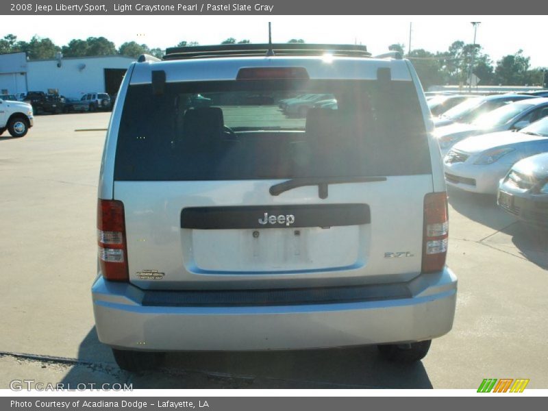 Light Graystone Pearl / Pastel Slate Gray 2008 Jeep Liberty Sport