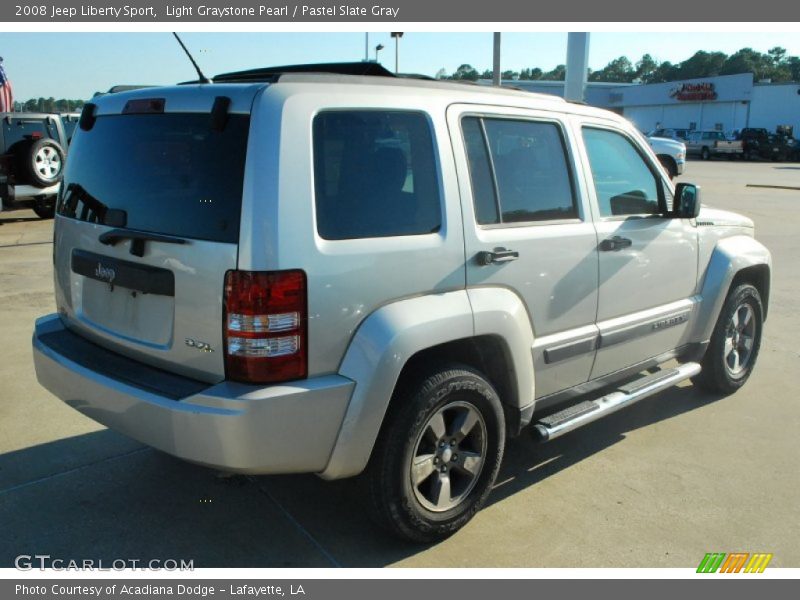Light Graystone Pearl / Pastel Slate Gray 2008 Jeep Liberty Sport