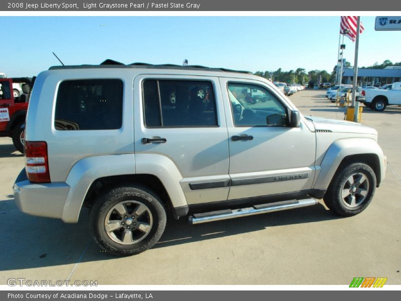 Light Graystone Pearl / Pastel Slate Gray 2008 Jeep Liberty Sport