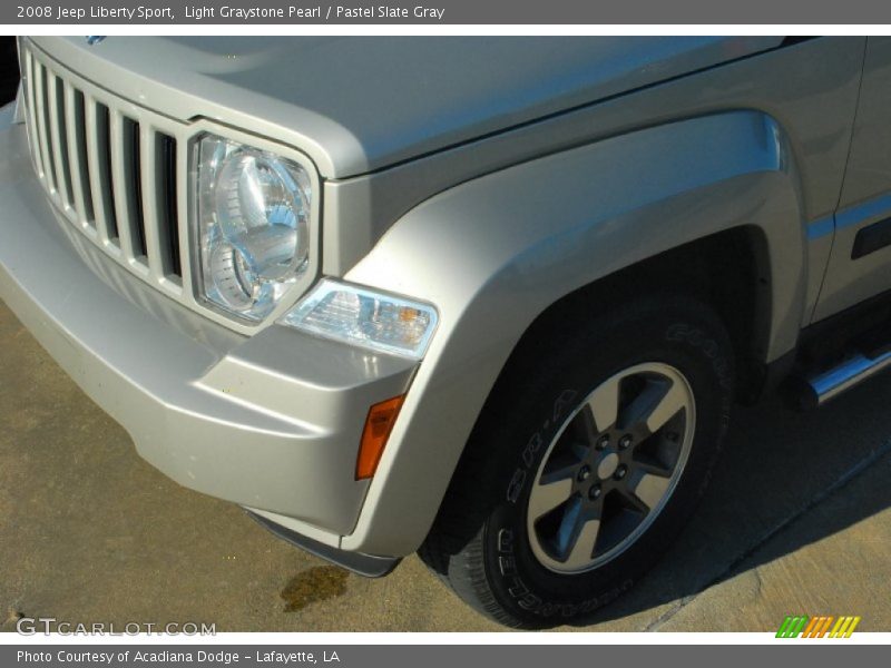 Light Graystone Pearl / Pastel Slate Gray 2008 Jeep Liberty Sport