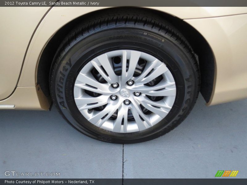 Sandy Beach Metallic / Ivory 2012 Toyota Camry LE