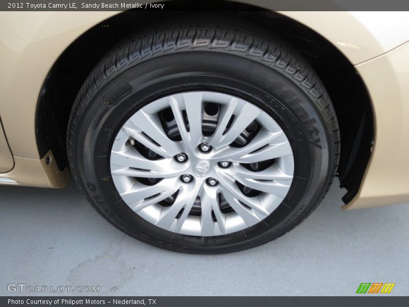 Sandy Beach Metallic / Ivory 2012 Toyota Camry LE
