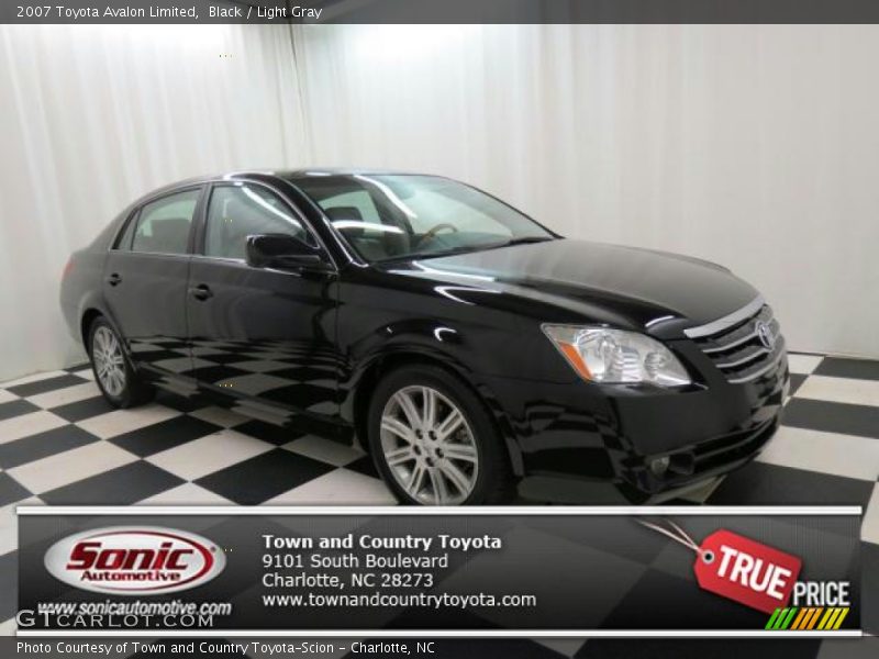 Black / Light Gray 2007 Toyota Avalon Limited